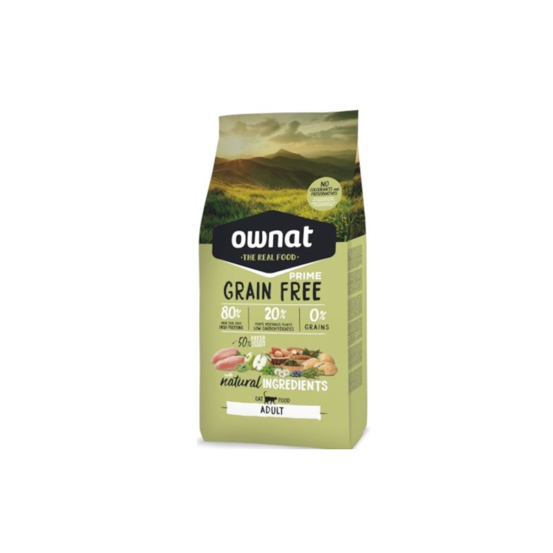 Ownat Grain Free Prime Adult Chicken & Turkey Gatos