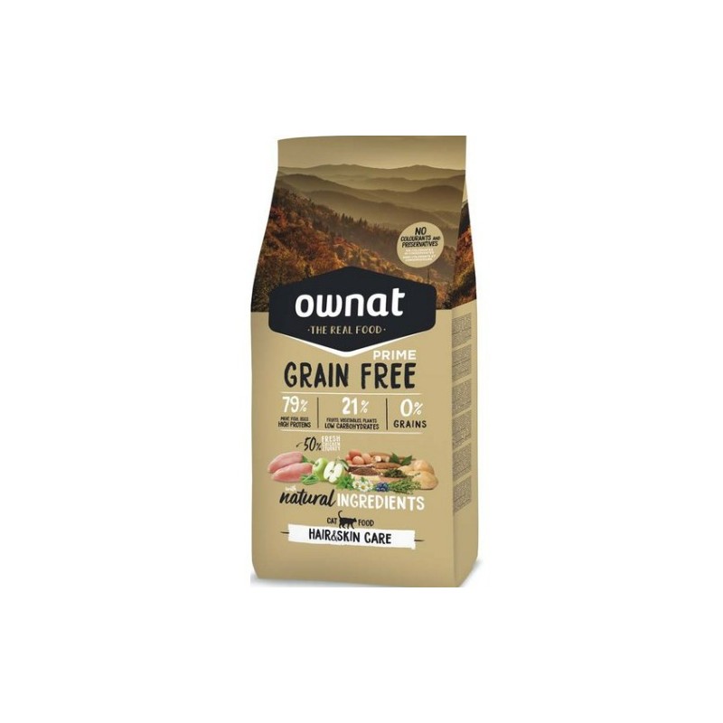 Ownat Grain Free Prime Hair & Skin Care Gatos