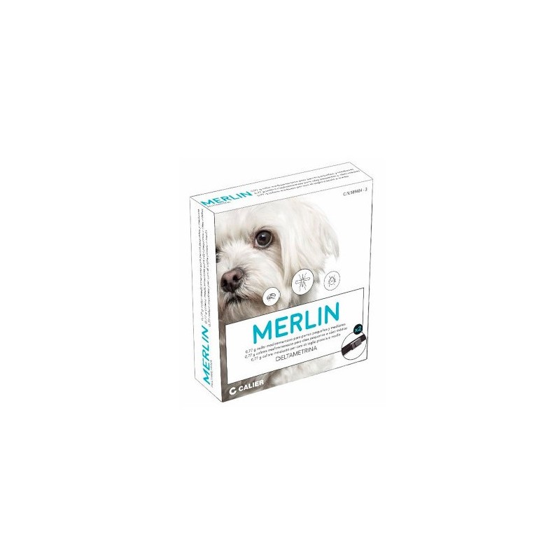 Collar Antiparasitario Merlin para perros