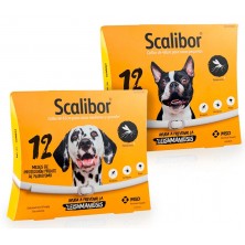 Collar Scalibor antiparasitario de 48 cm y 65 cm para razas pequeñas, medianas y grandes