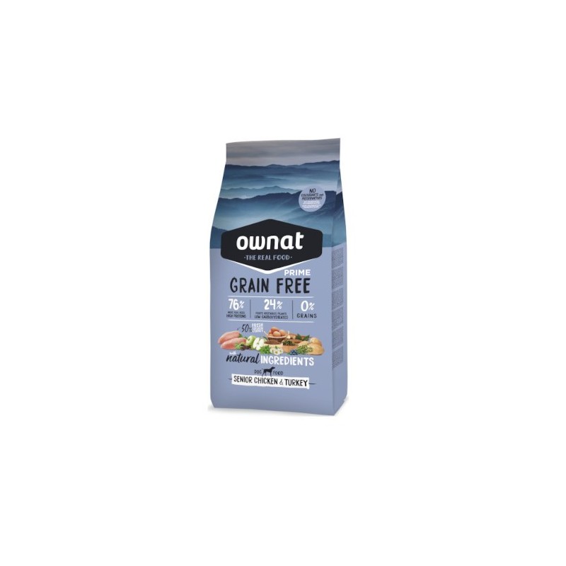 Ownat Grain Free Prime Senior Chicken & Turkey