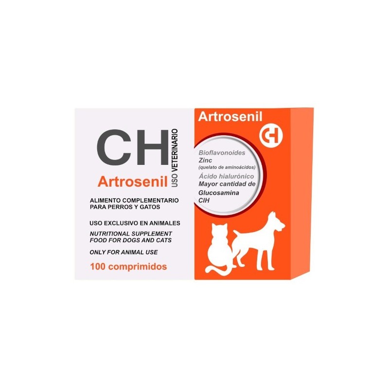 Artro Senil condroprotector para perros y gatos 100 comprimidos