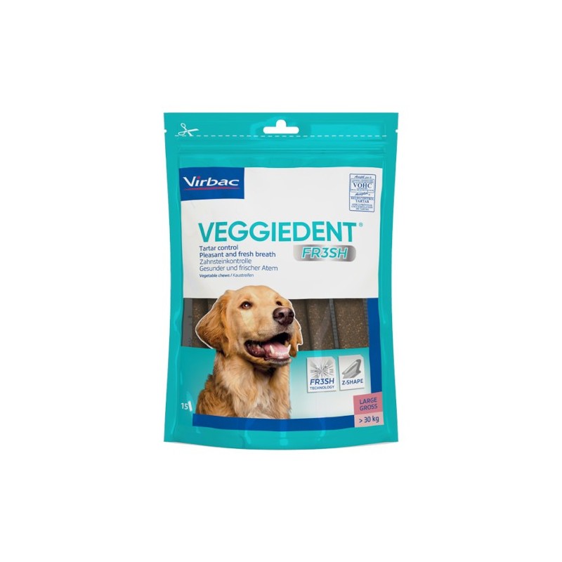 Snacks Veggiedent Fr3sh® para la salud bucodental