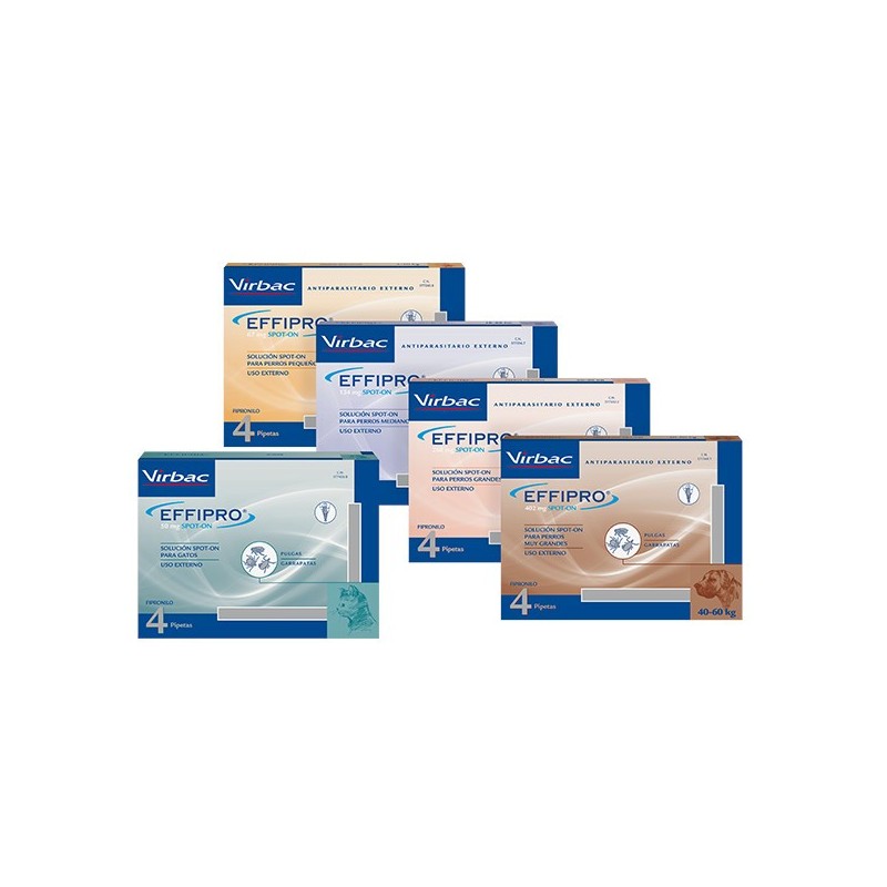 EFFIPRO spot-on Pipetas antiparasitaria