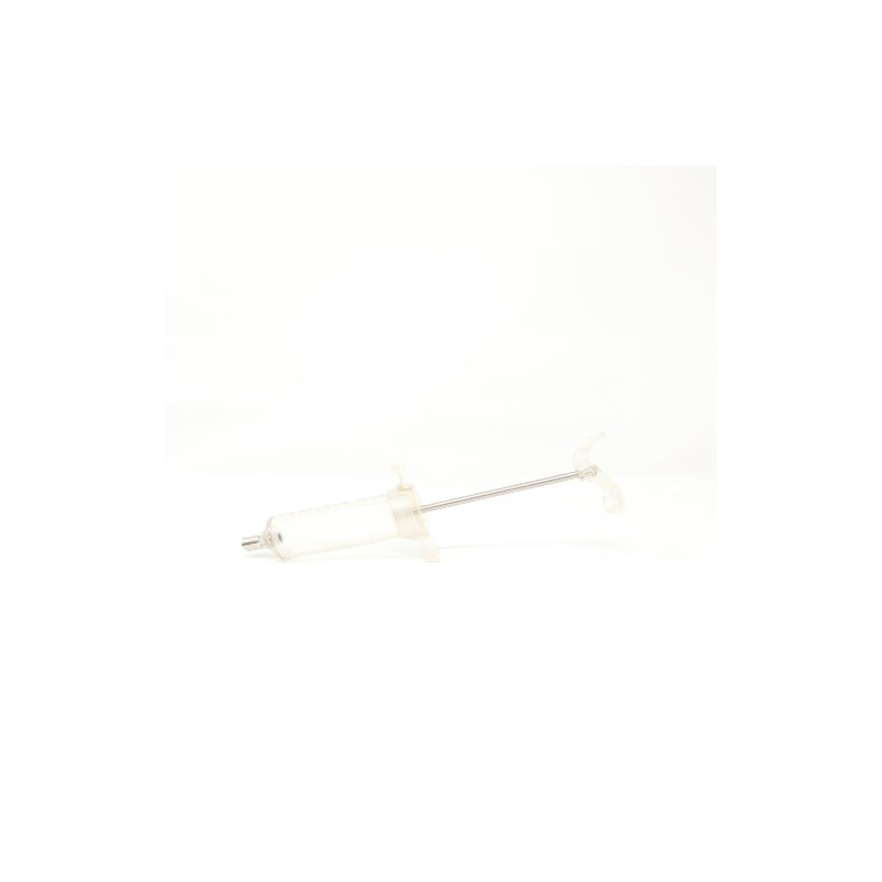 Jeringa veterinaria de plástico