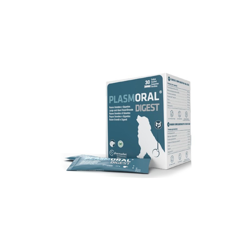 Plasmoral Digest reconstituyente digestivo perros y gatos