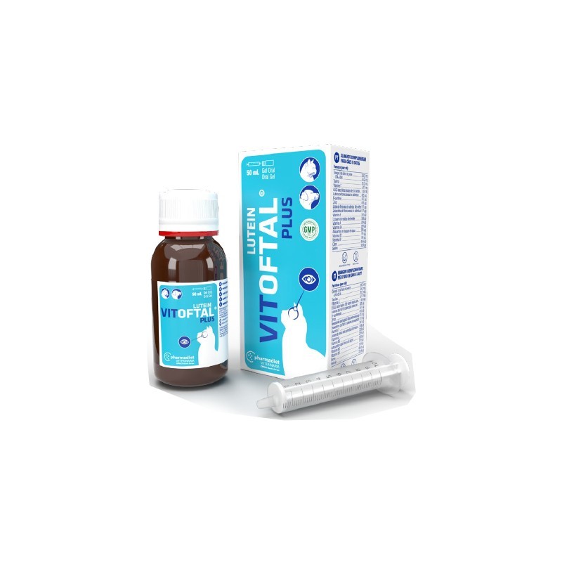 Vitoftal Lutein Plus Oral para salud ocular de Perros y Gatos