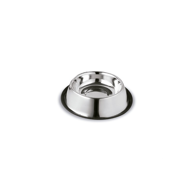Plato Inox Gaun Comedero-Cuenco para Pienso o Agua 230 mm