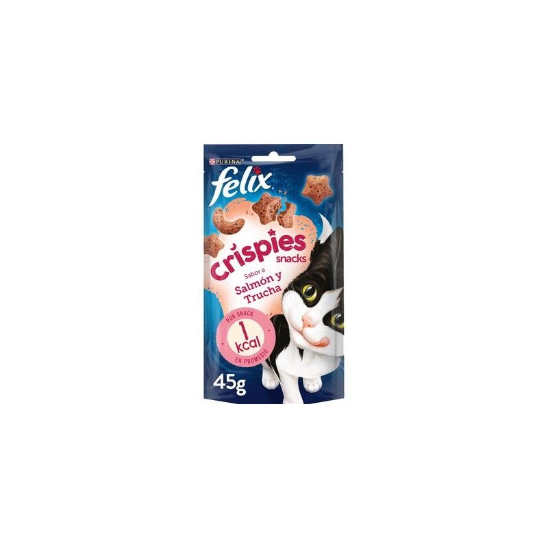 Felix Crispies Snacks Salmón y Trucha Gatos