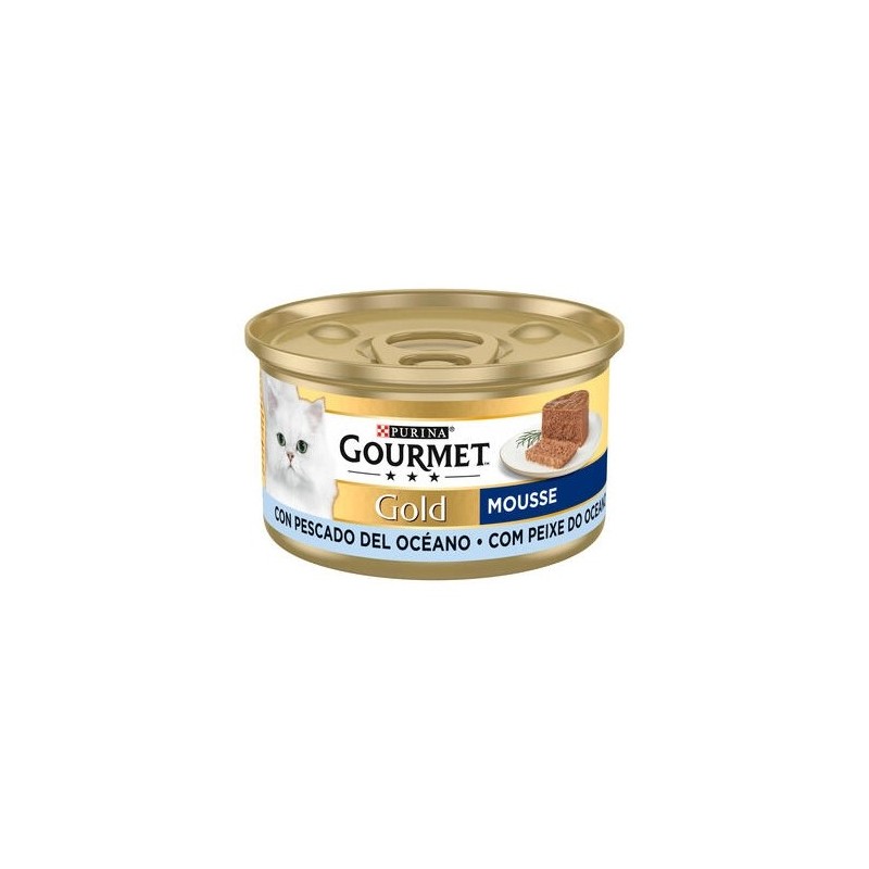 Purina Gourmet Gold Mousse con Pescado del Océano