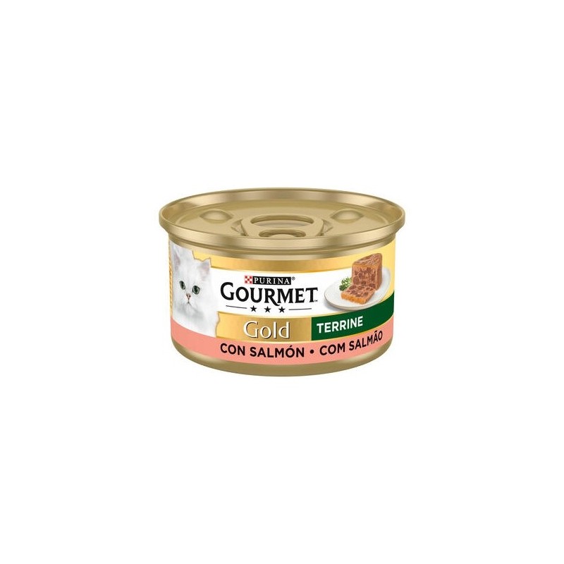 Purina Gourmet Gold Terrine con Salmón para gatos