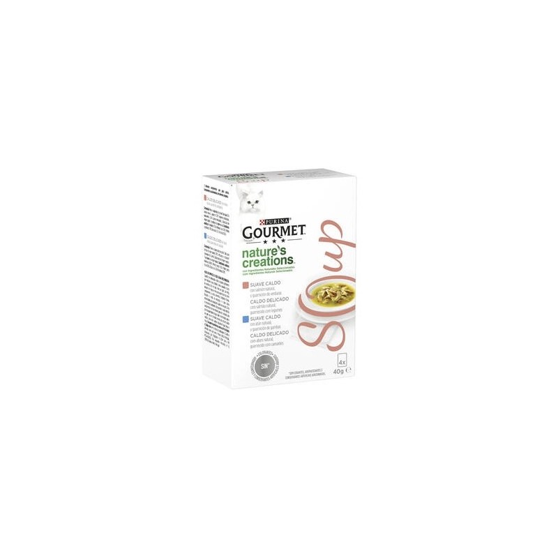 Purina Gourmet Crystal Soup Salmón Natural y Vegetales