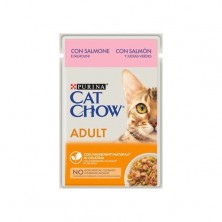Comida húmeda Purina Cat Chow Adulto con Salmón Gatos