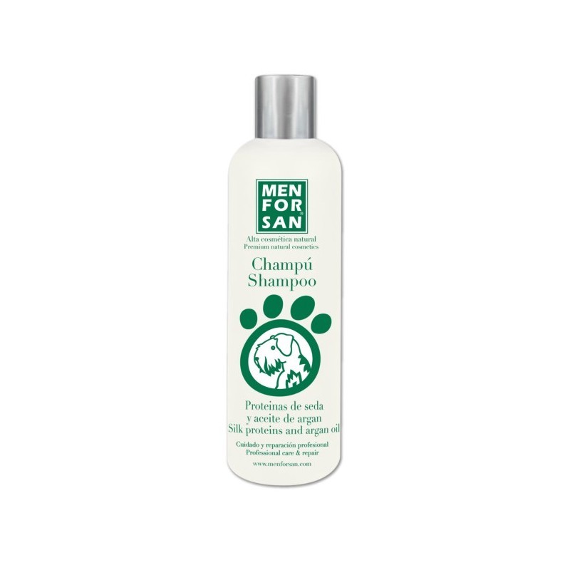 Champú proteínas de seda y aceite de argán