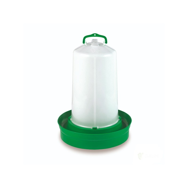 Bebedero Premium Base Profunda Gaun 12 litros verde