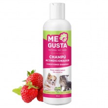 Champú acondicionador perros y gatos 2 en 1 Megusta 300 ml