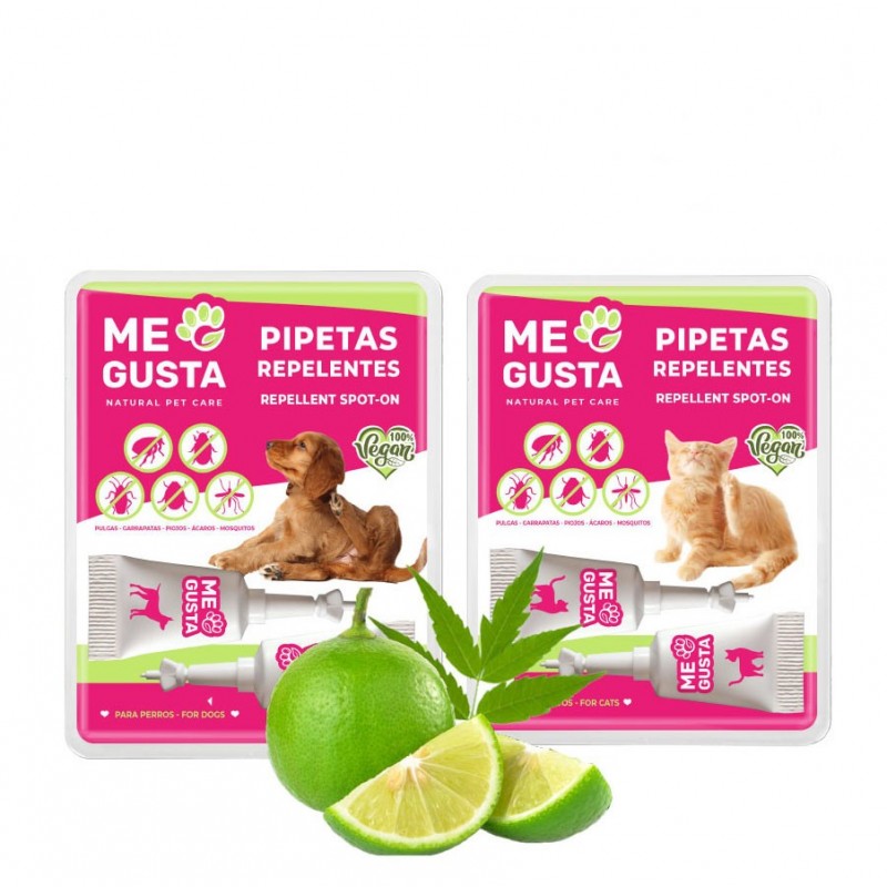 Pipetas Repelentes Perros y Gatos Megusta