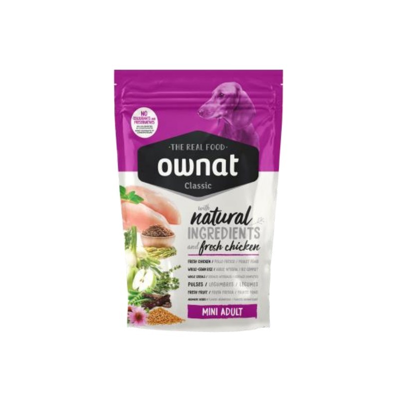 Ownat Classic Mini Adult: pienso natural para perros mini