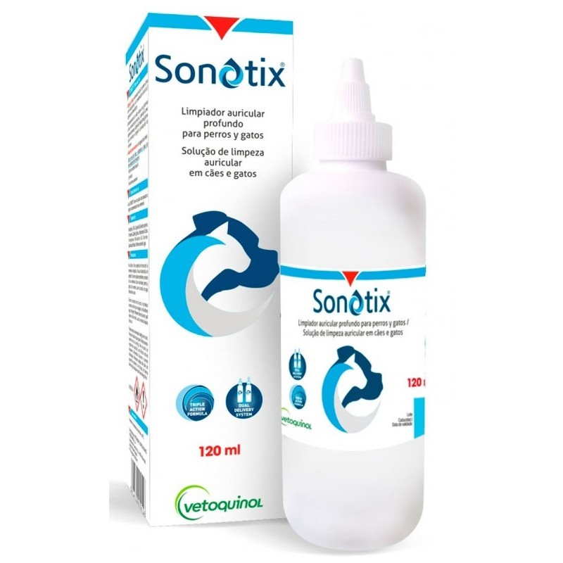 Limpiador de Oídos para Perros y Gatos - Sonotix