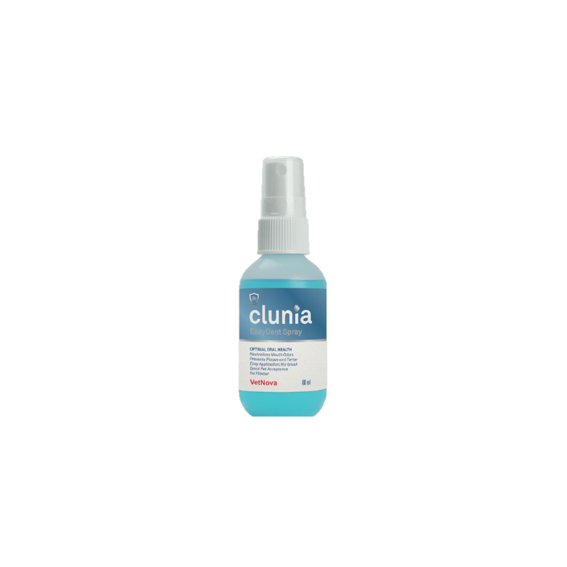 Clunia Easy Dent Spray para salud oral de mascotas