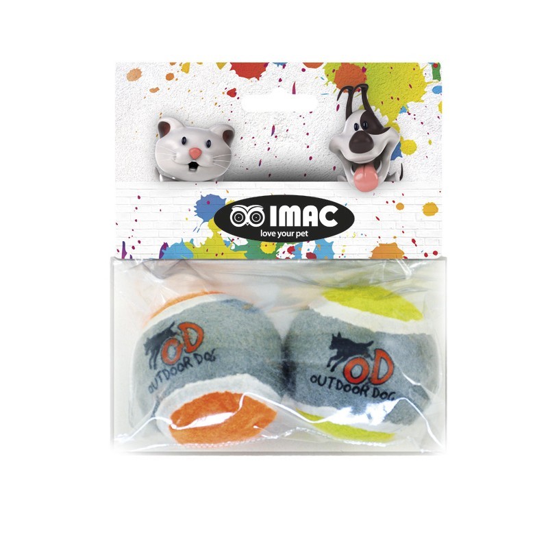 Pelotas de tenis para perros - Imac: Juego y ejercicio sin fin