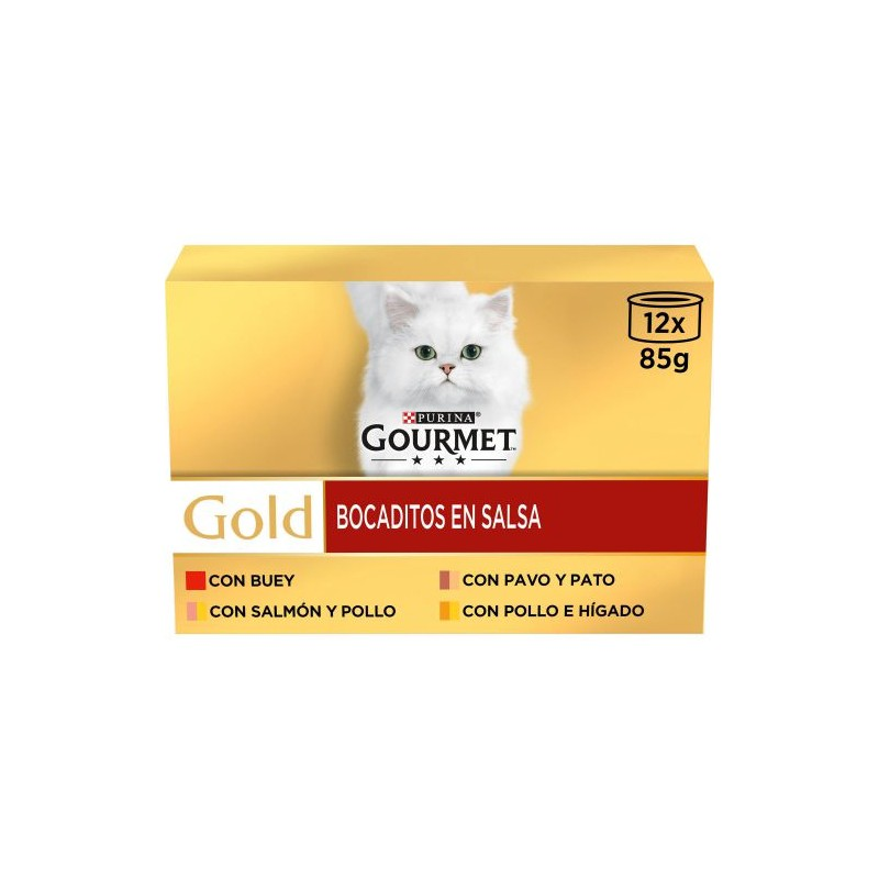 Purina Gourmet Gold Bocaditos en Salsa Pack Surtido Gatos