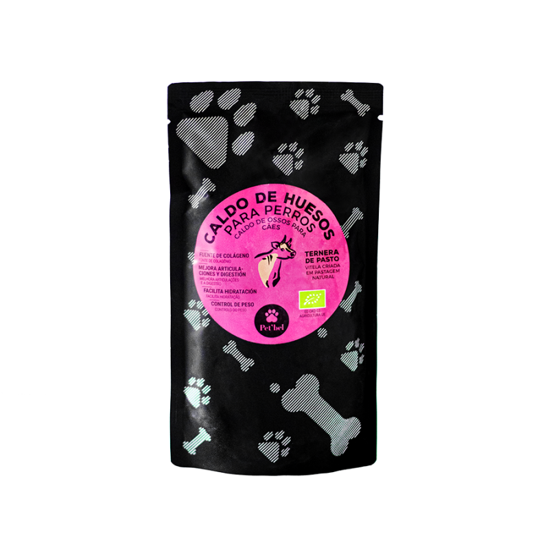 Caldo de huesos de Ternera ecológico para perros 230ml