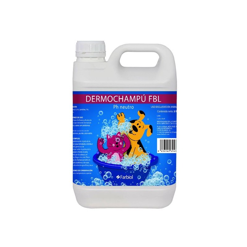 Dermochampú Farbiol para perros y gatos