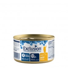 Exclusion adult Beef 85 gr para gatos