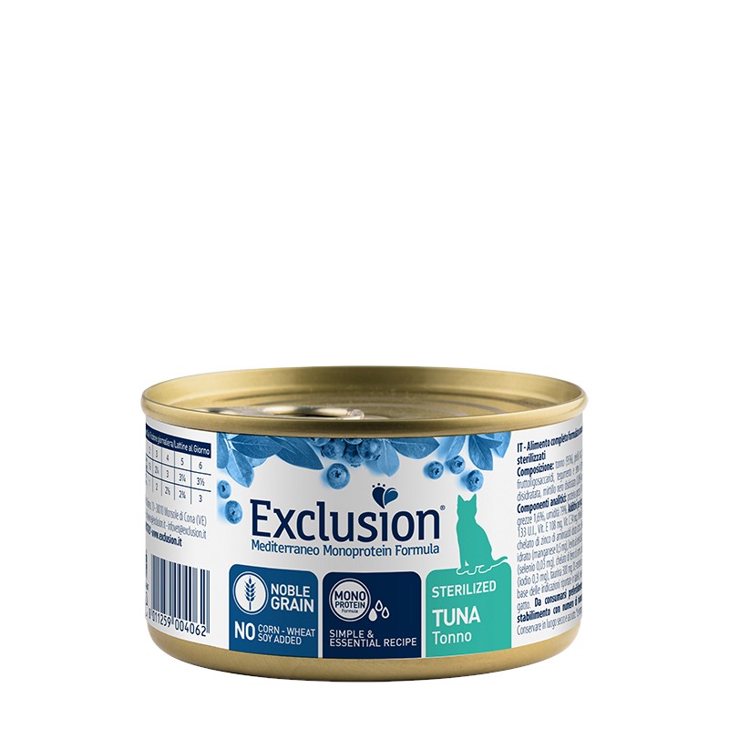 Exclusion Cat Sterilized Atún 85 gr