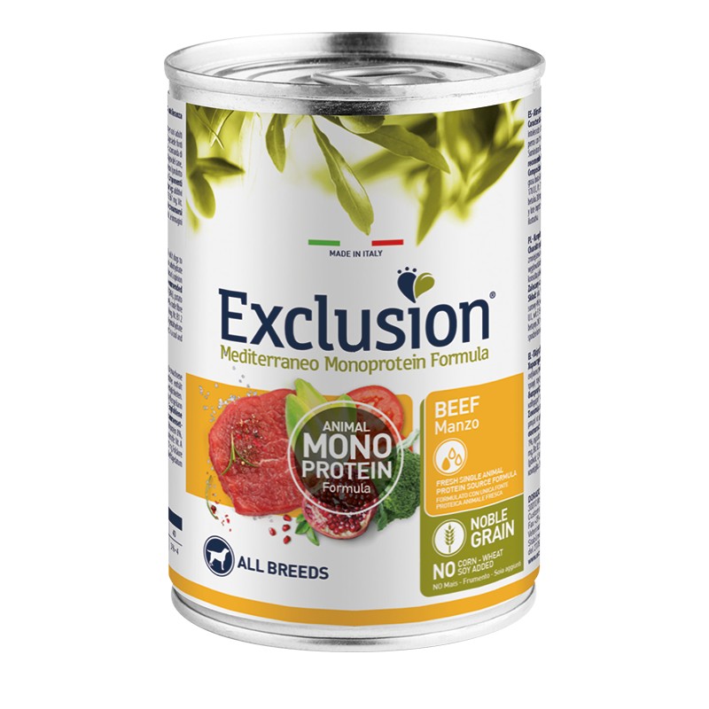 Exclusion Adult Beef para perro 400 gr