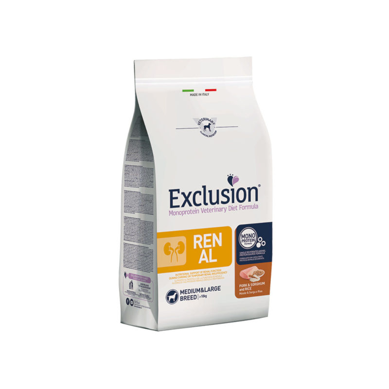 Exclusion Renal Pork and Sorghum and Rice 12 kg