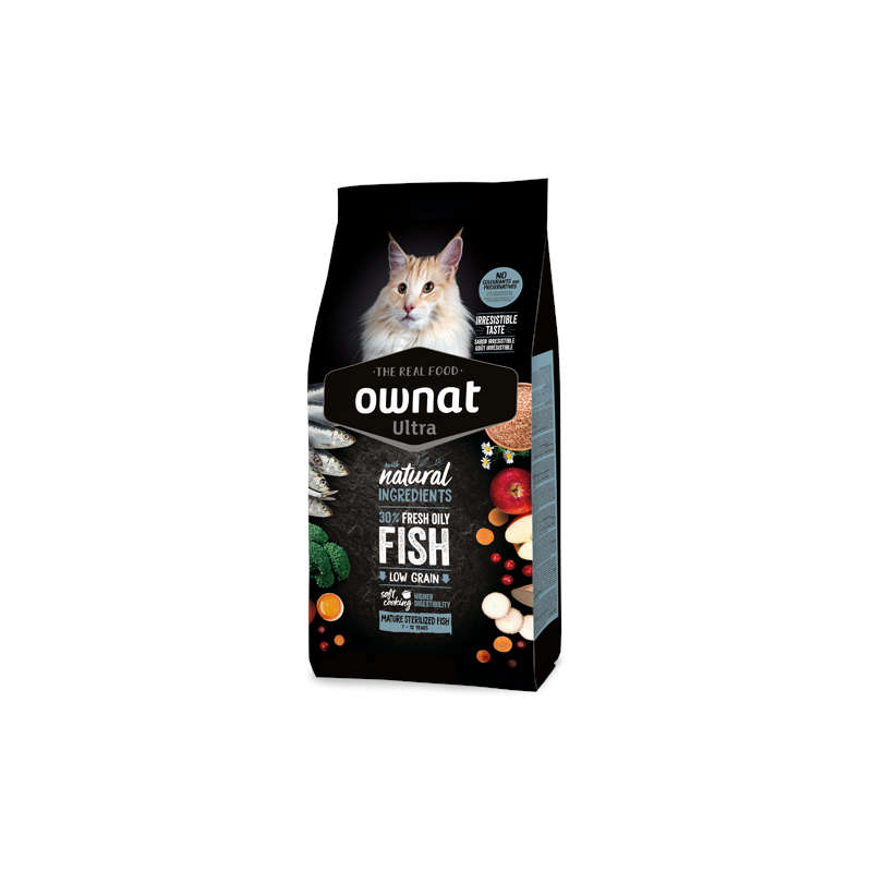 Ownat Ultra Cat Mature Sterilized Fish pienso seco
