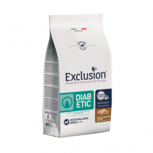 Exclusion Dog Diabetic Pork & Pea Medium 12 Kg pienso seco