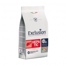 Exclusion Dog Hepatic Pork & Rice & Pea Medium 12 Kg pienso seco