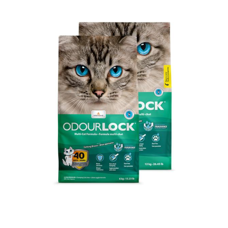 Arena aglutinante brisa calmante para gatos