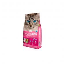 Arena aglutinante para gatos talco