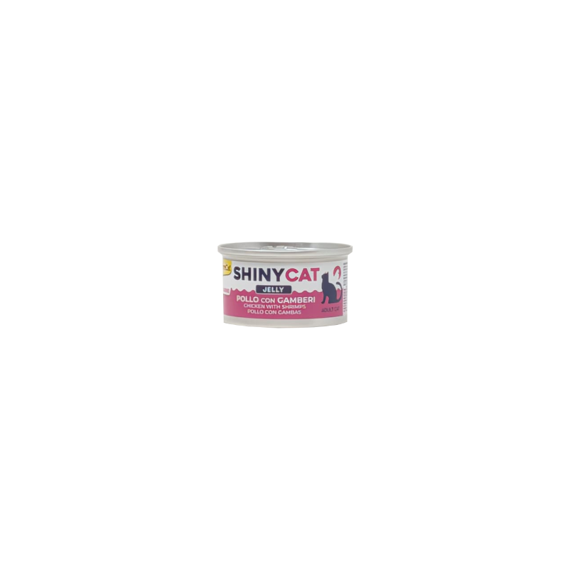 Shinycat sabor pollo y gambas 70 gr