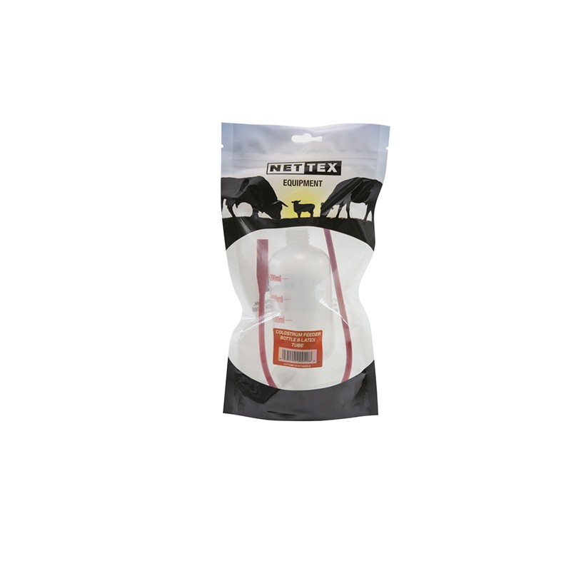 Biberón calostro con sonda