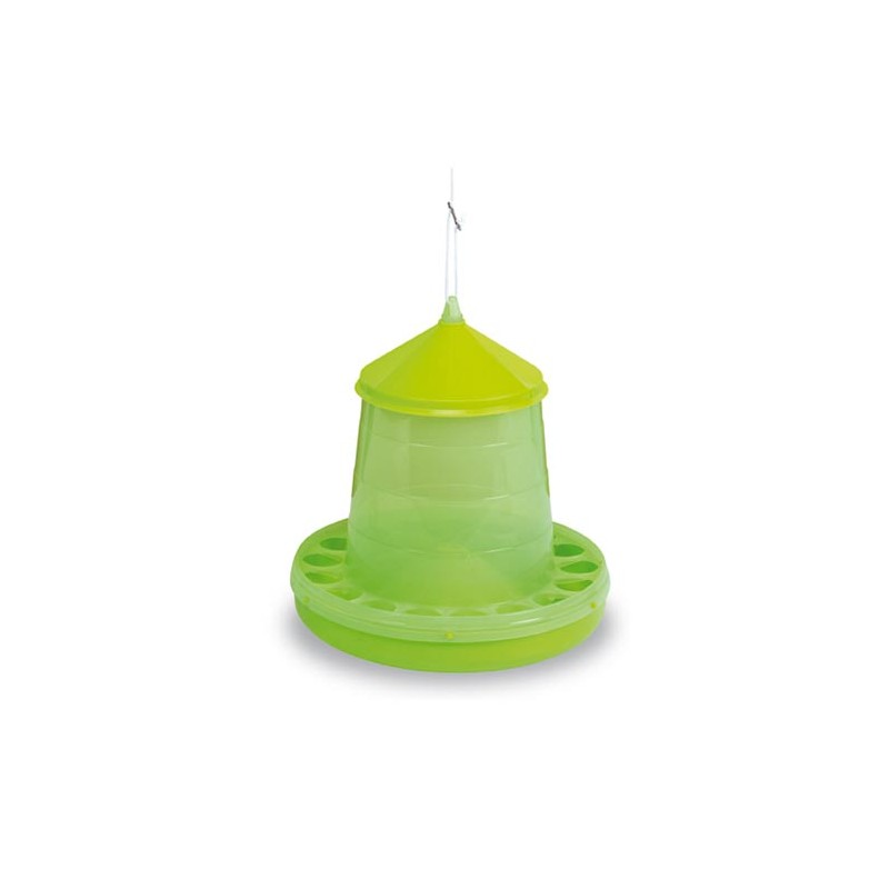 Comedero para Gallinas - Tolva Plástico Gaun 4 kg