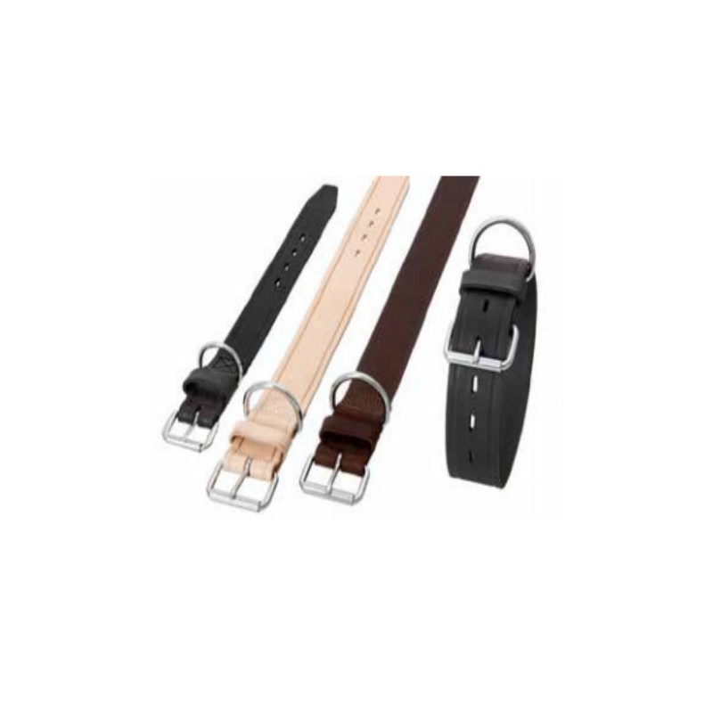 Collares para perros de cuero Kansas extra ancho