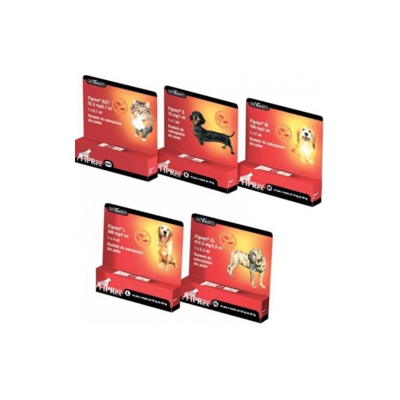 Fiprex pipeta antiparasitaria