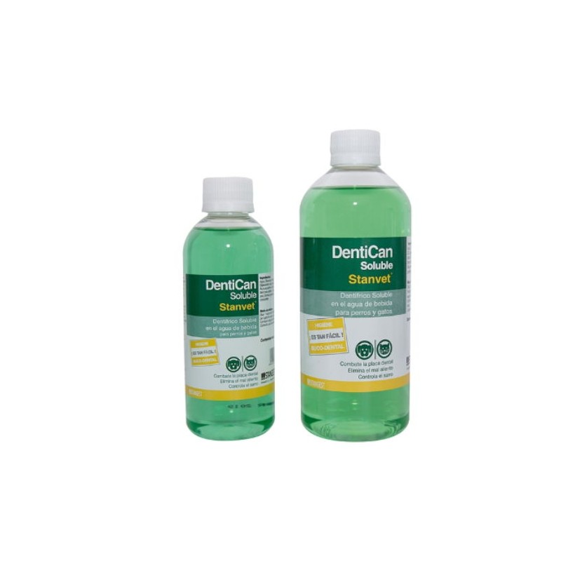 Dentican Soluble higiene bucodental para perros y gatos